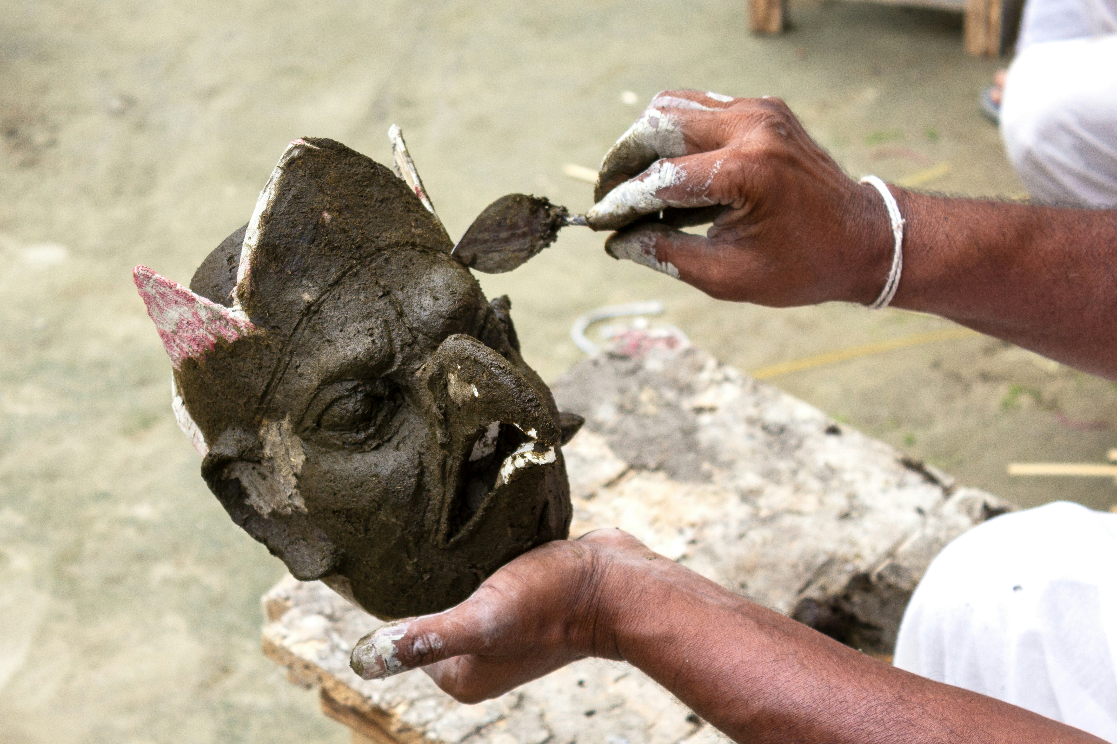 Mask-making and village moments from UNMASK